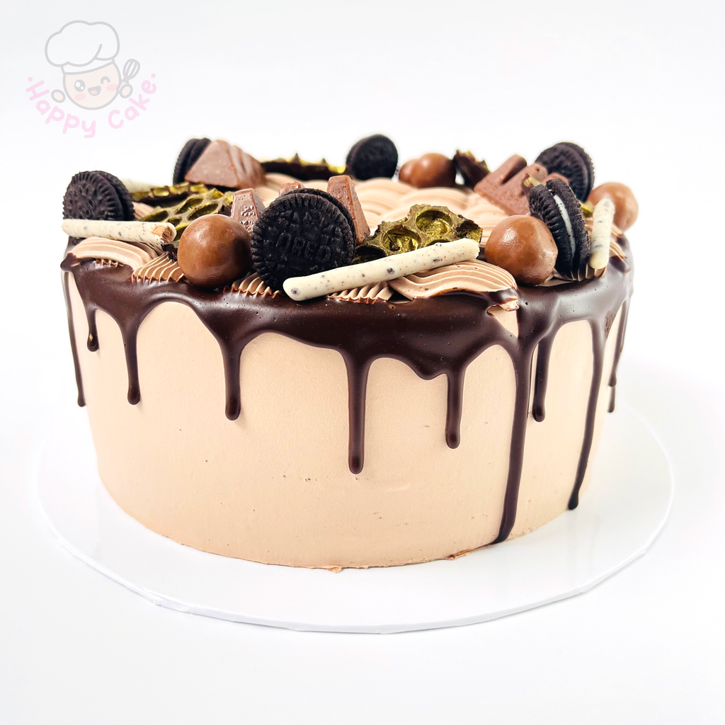 chocolate birthday cake side