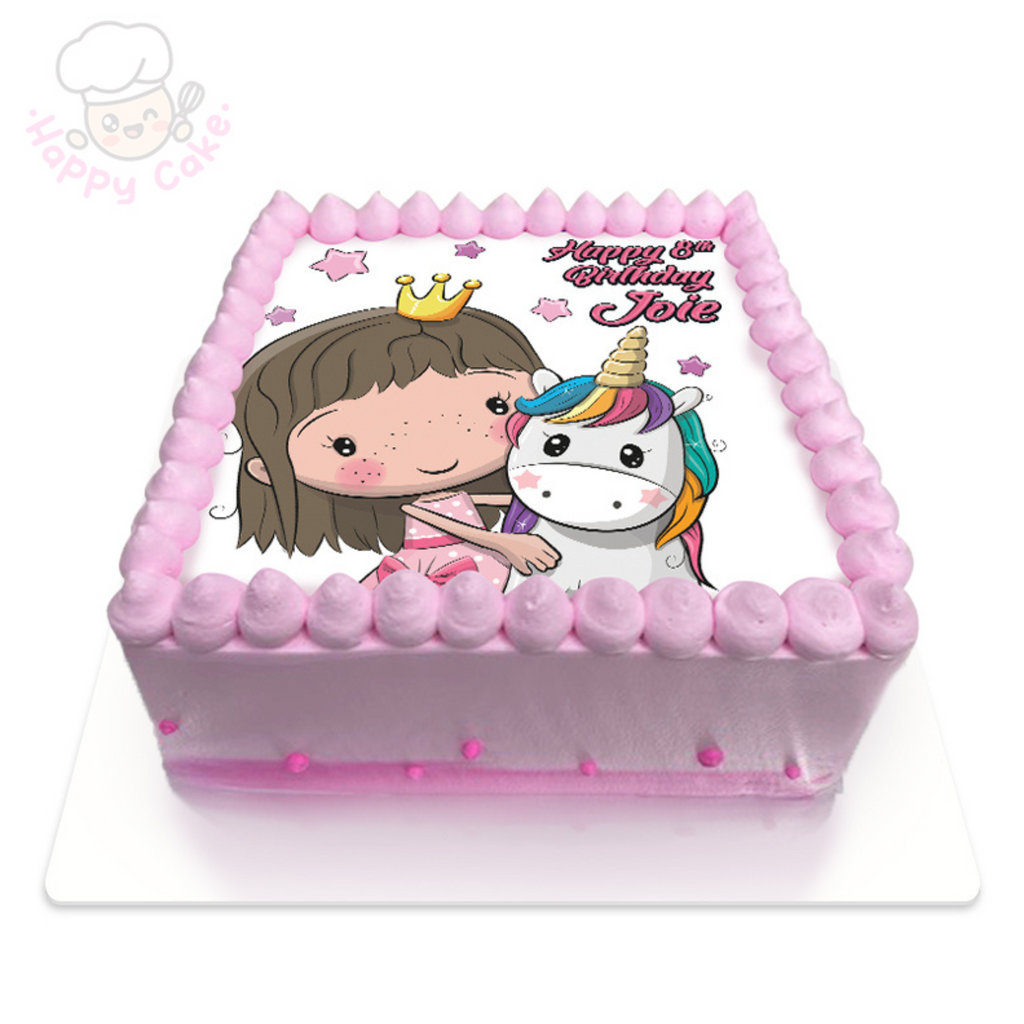 baby girl birthday cake pink