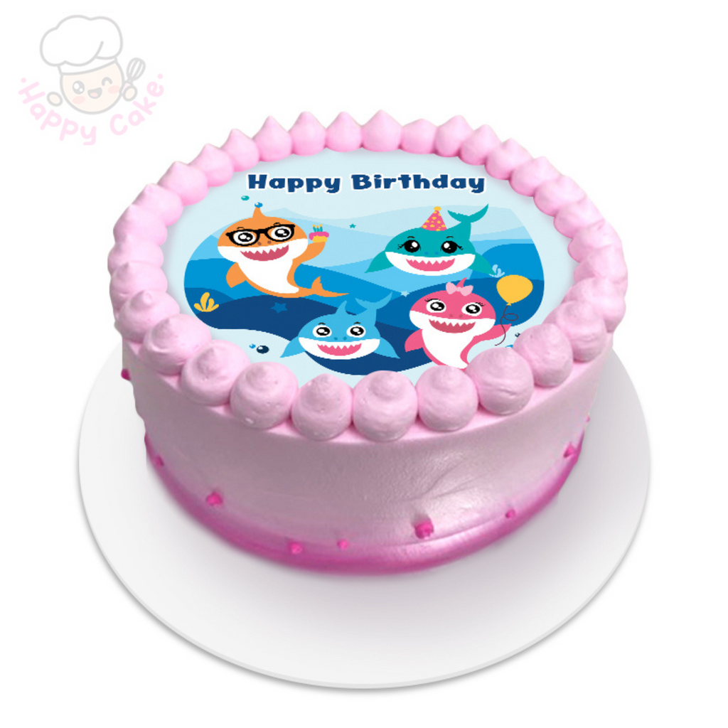 children baby shark birthday cake