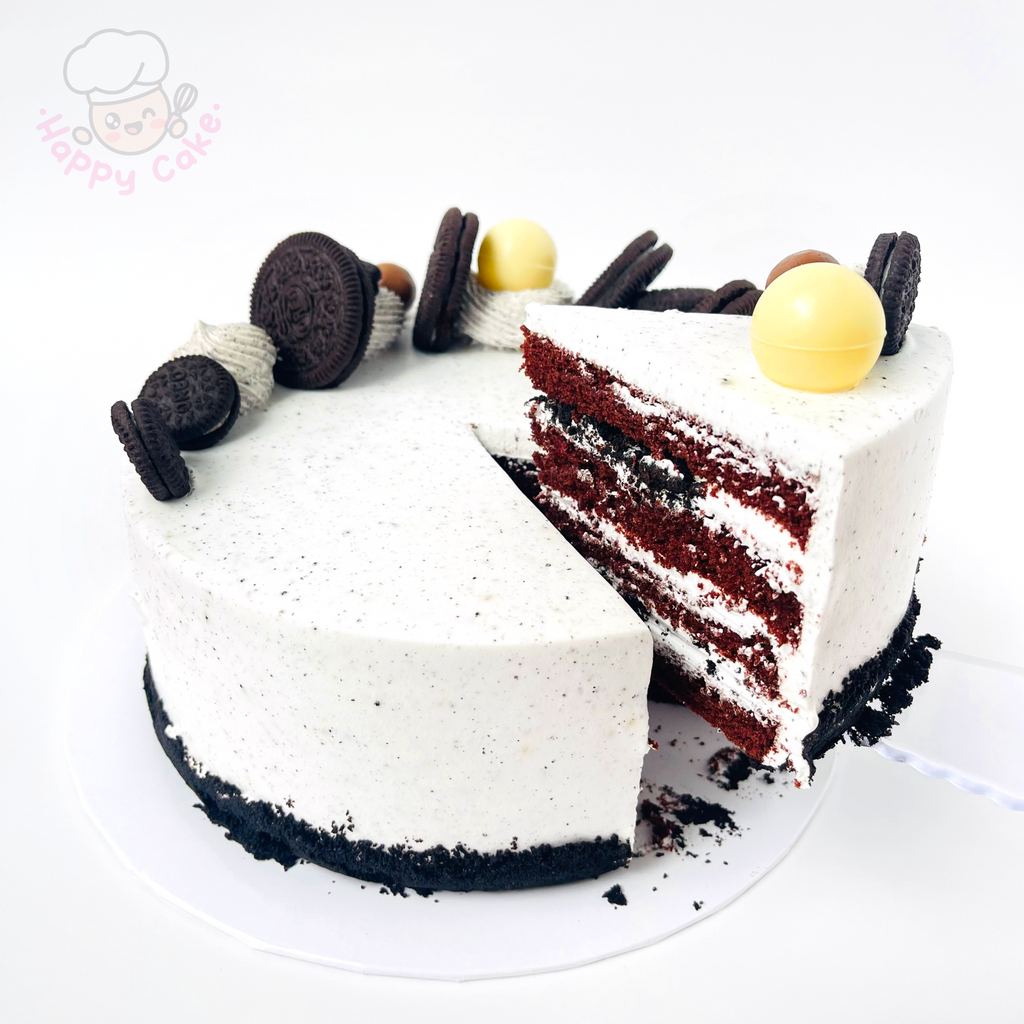 oreo birthday cake slice