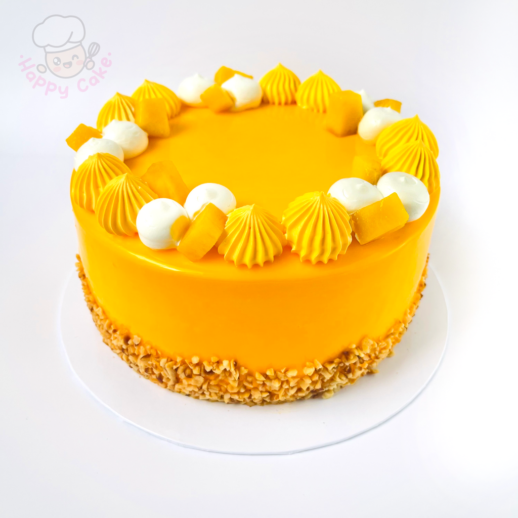 mango birthday cake