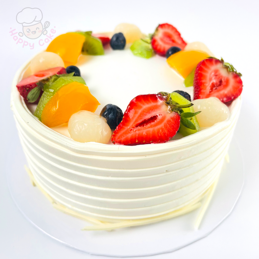 healthy fruit birthday cake