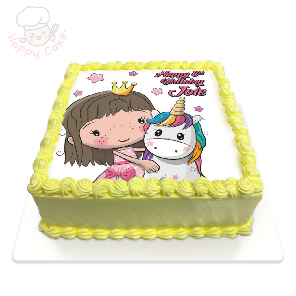baby girl birthday cake yellow