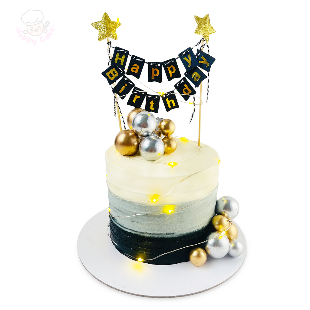 ombre birthday cake for him