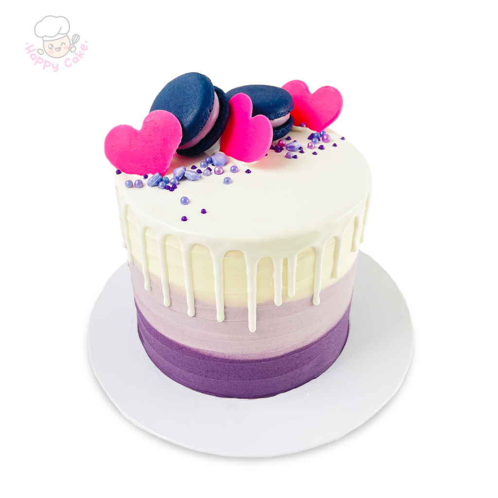 ombre birthday cake